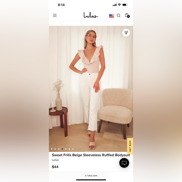 Lulu’s Ruffled Bodysuit - Picture 2 of 7